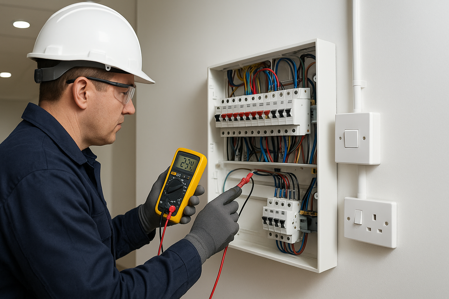 Commercial Electrician Chertsey service image